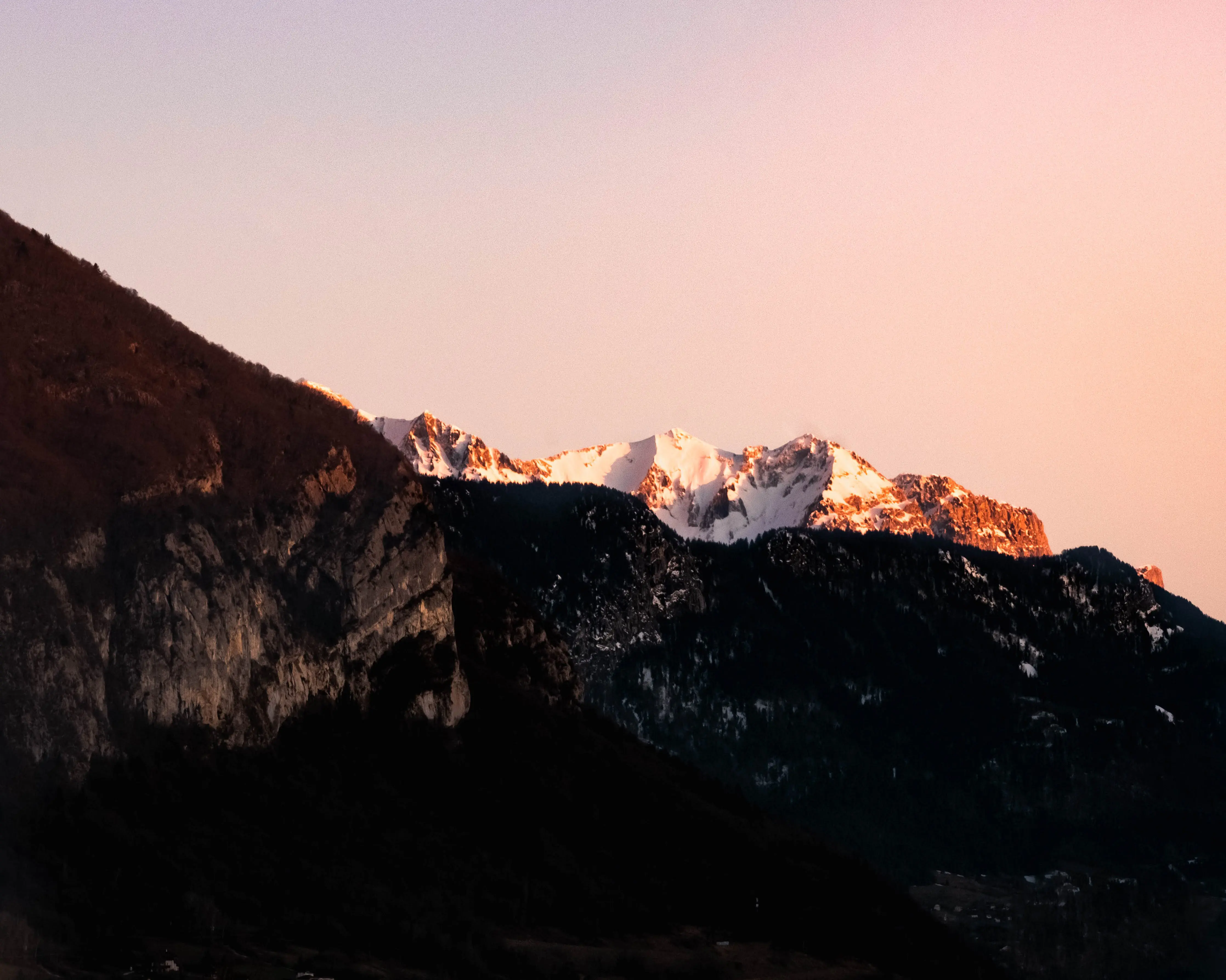 Golden hour sur les hauteurs d'alsace
