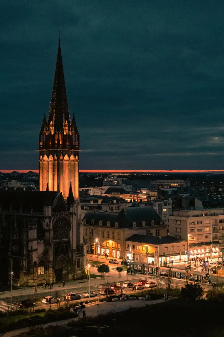 Vue sur caen