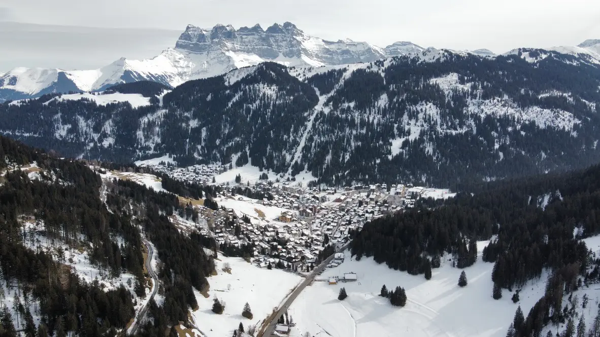 Vue sur les hauteur de chatel