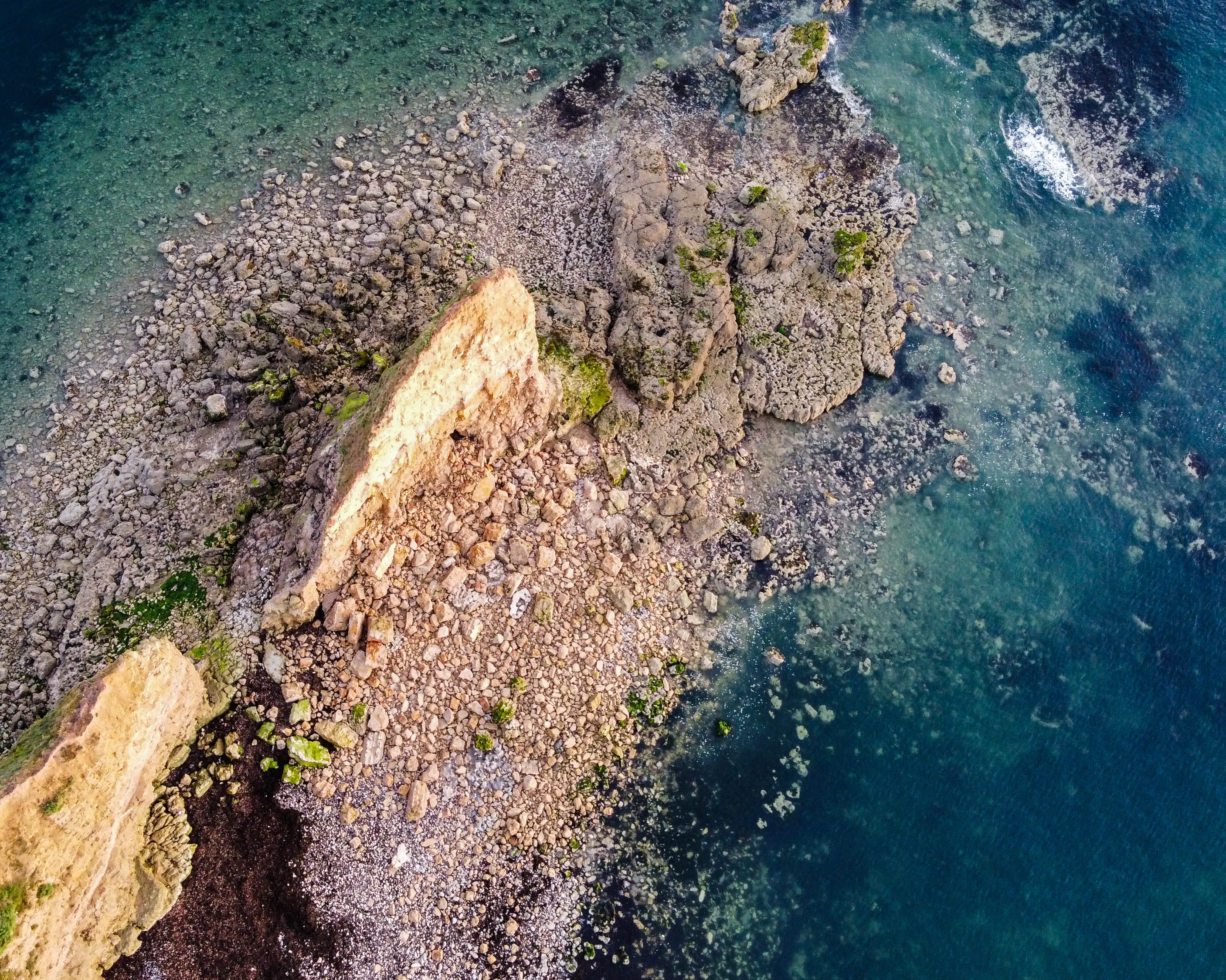 Vue sur la pointe du Hoc
